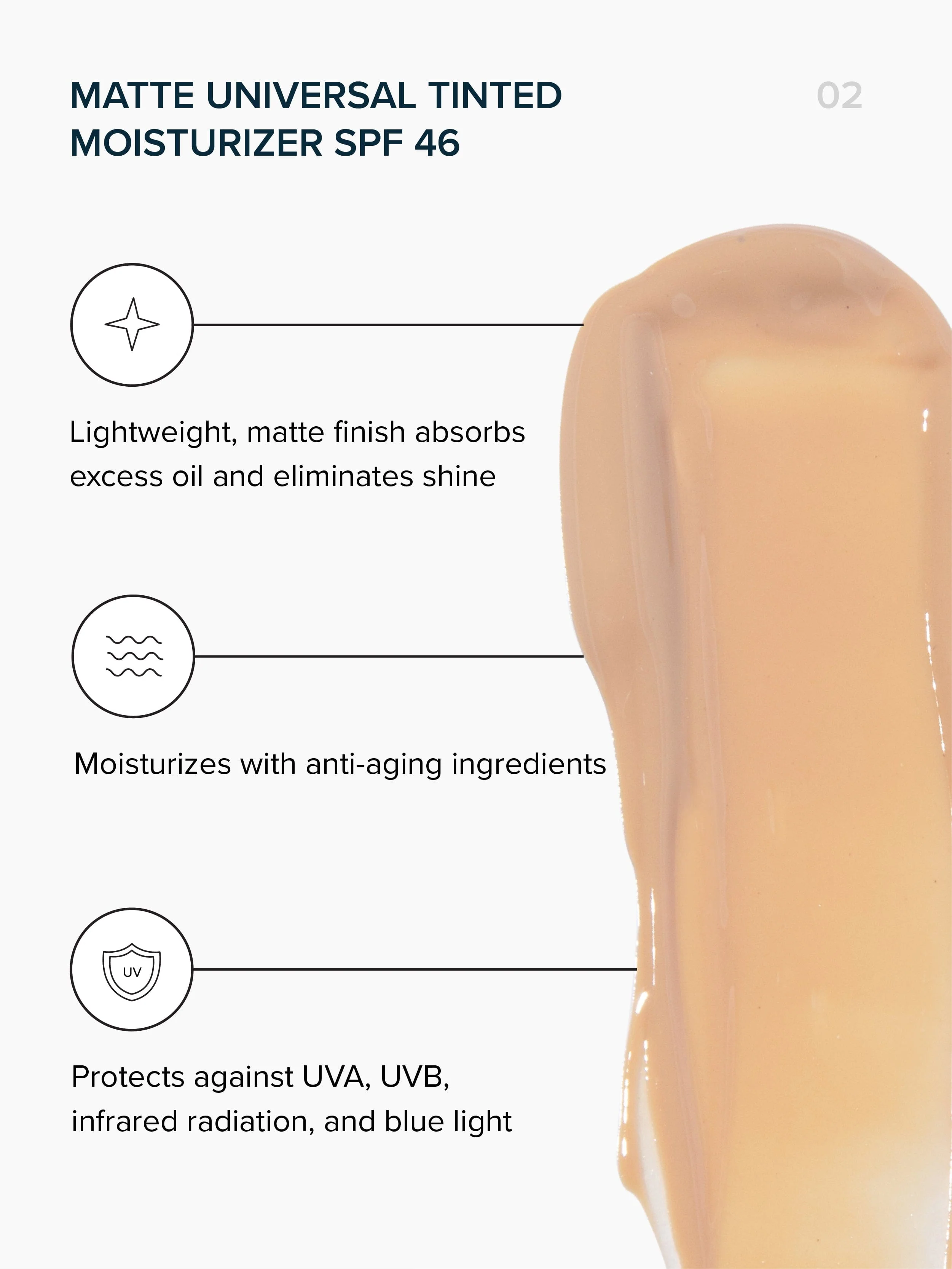 The Core3™ - Matte Universal Tinted Moisturizer SPF 46 - Image 5