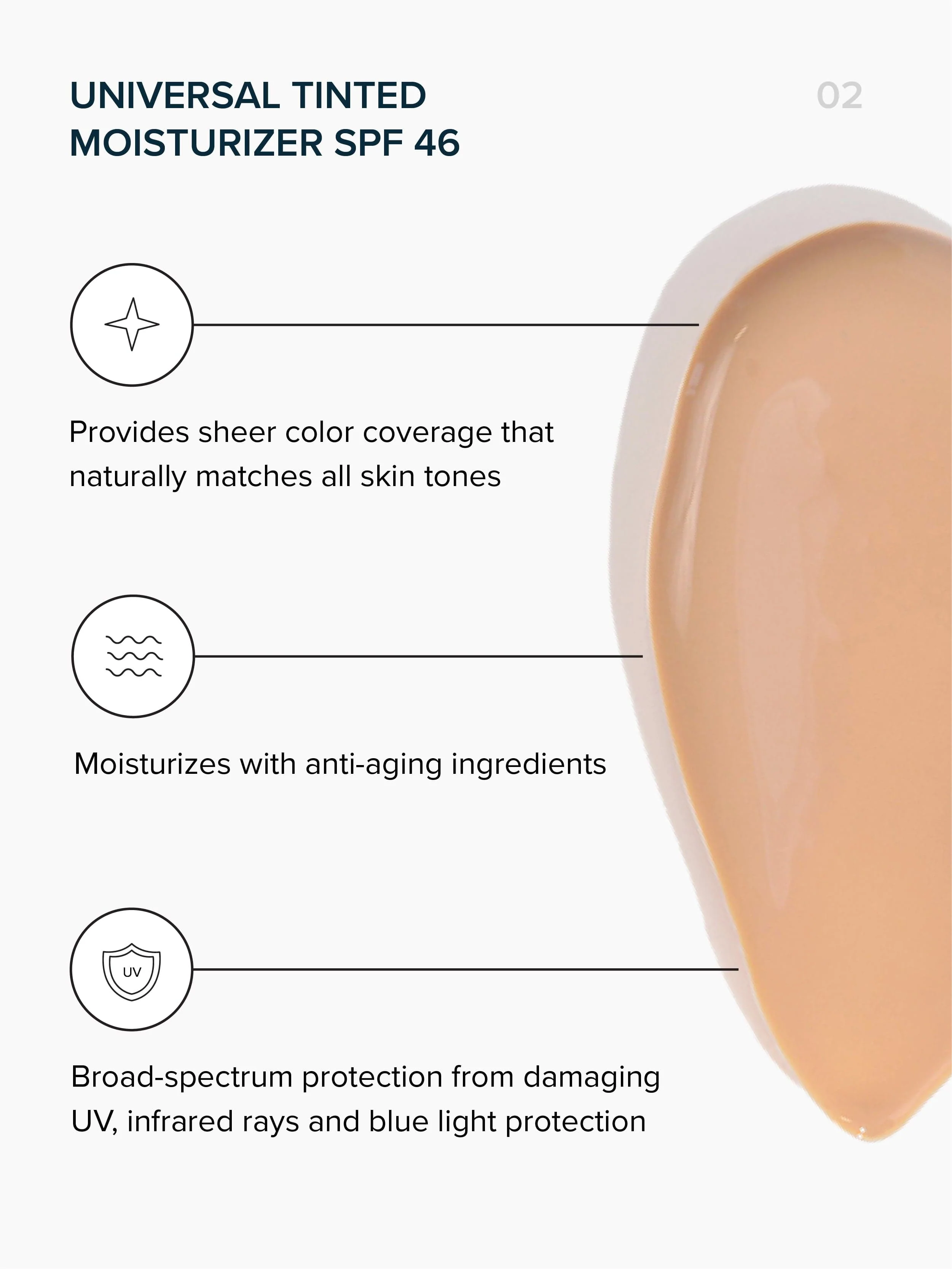 The Core3™ - Universal Tinted Moisturizer SPF 46 - Image 5